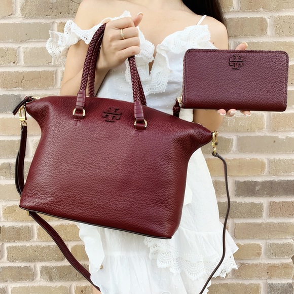 Tory Burch Handbags - Tory Burch slouch satchel wallet SET